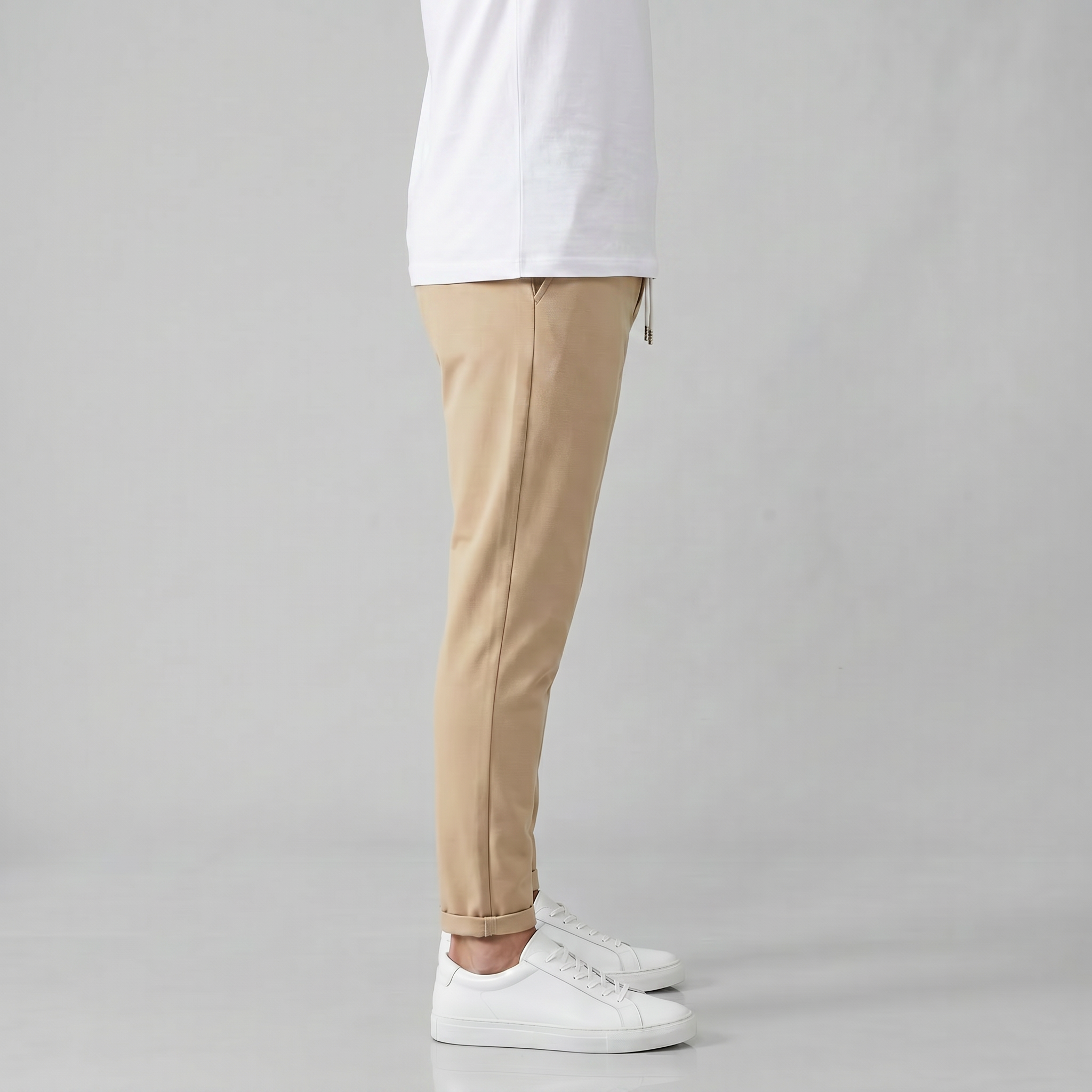 Men's Drawstring Tailored Trousers