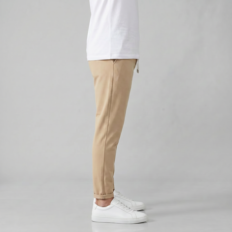 Men's Drawstring Tailored Trousers