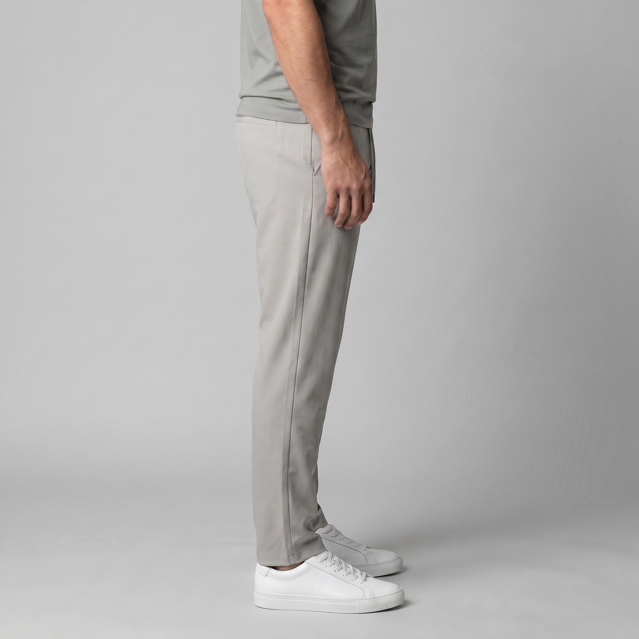 Men's Drawstring Tailored Trousers