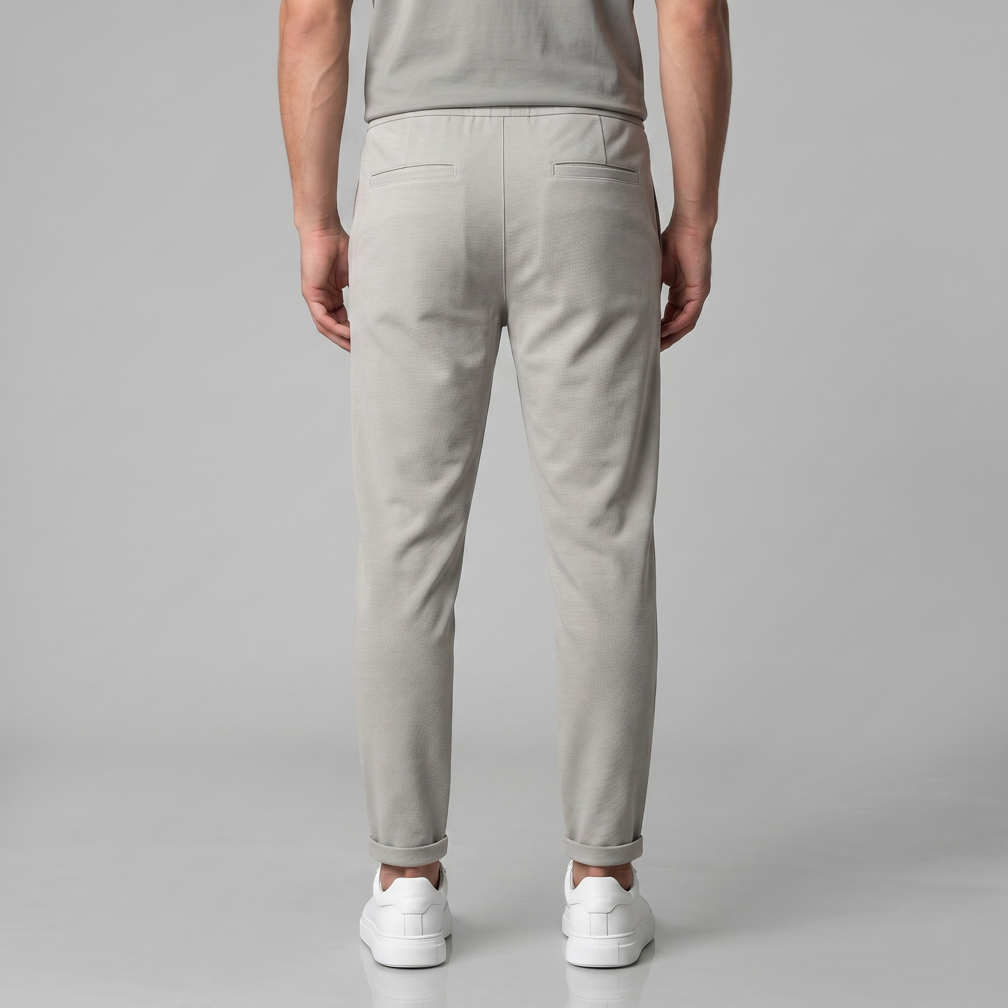 Men's Drawstring Tailored Trousers