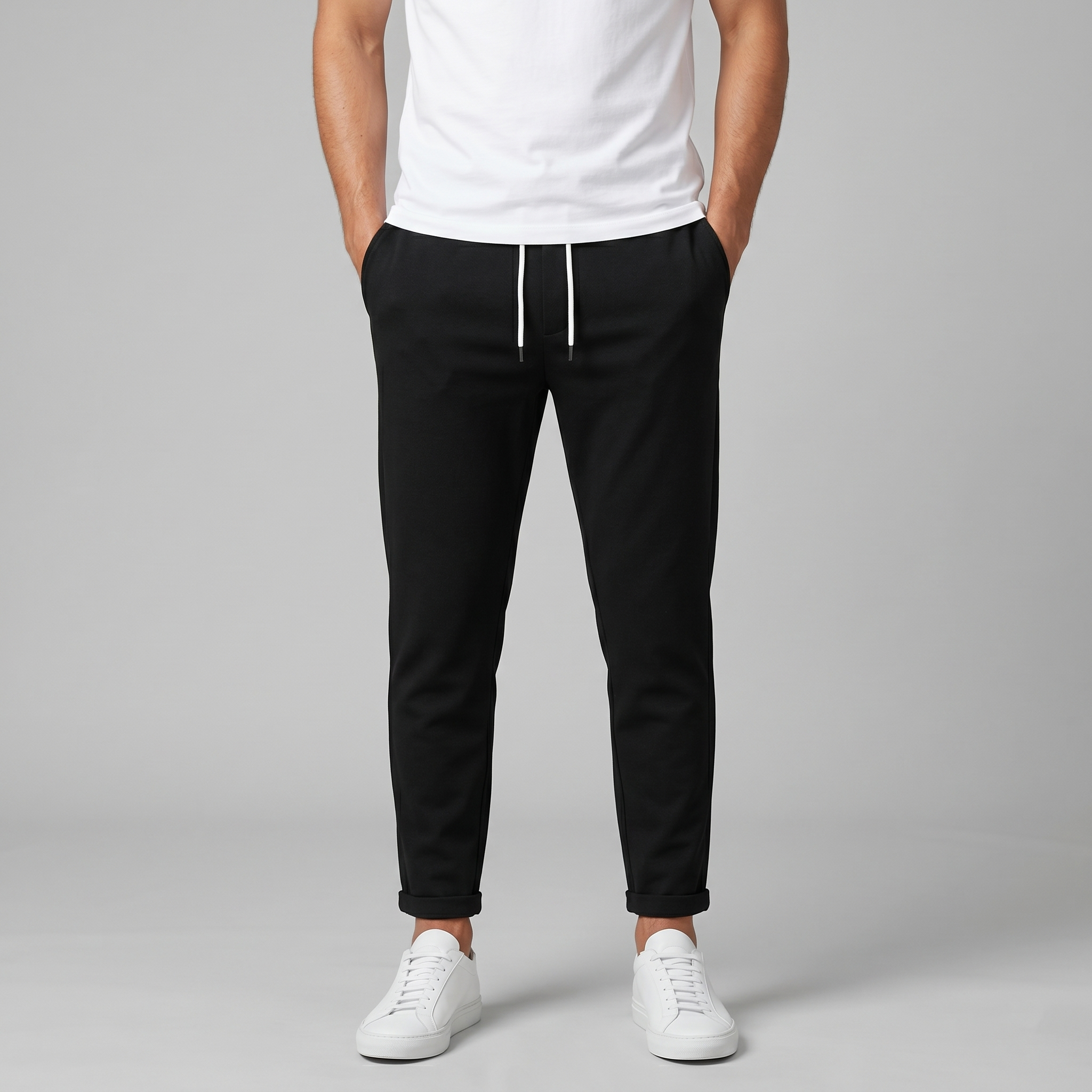 Men's Drawstring Tailored Trousers