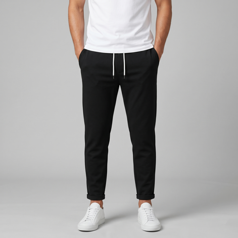 Men's Drawstring Tailored Trousers