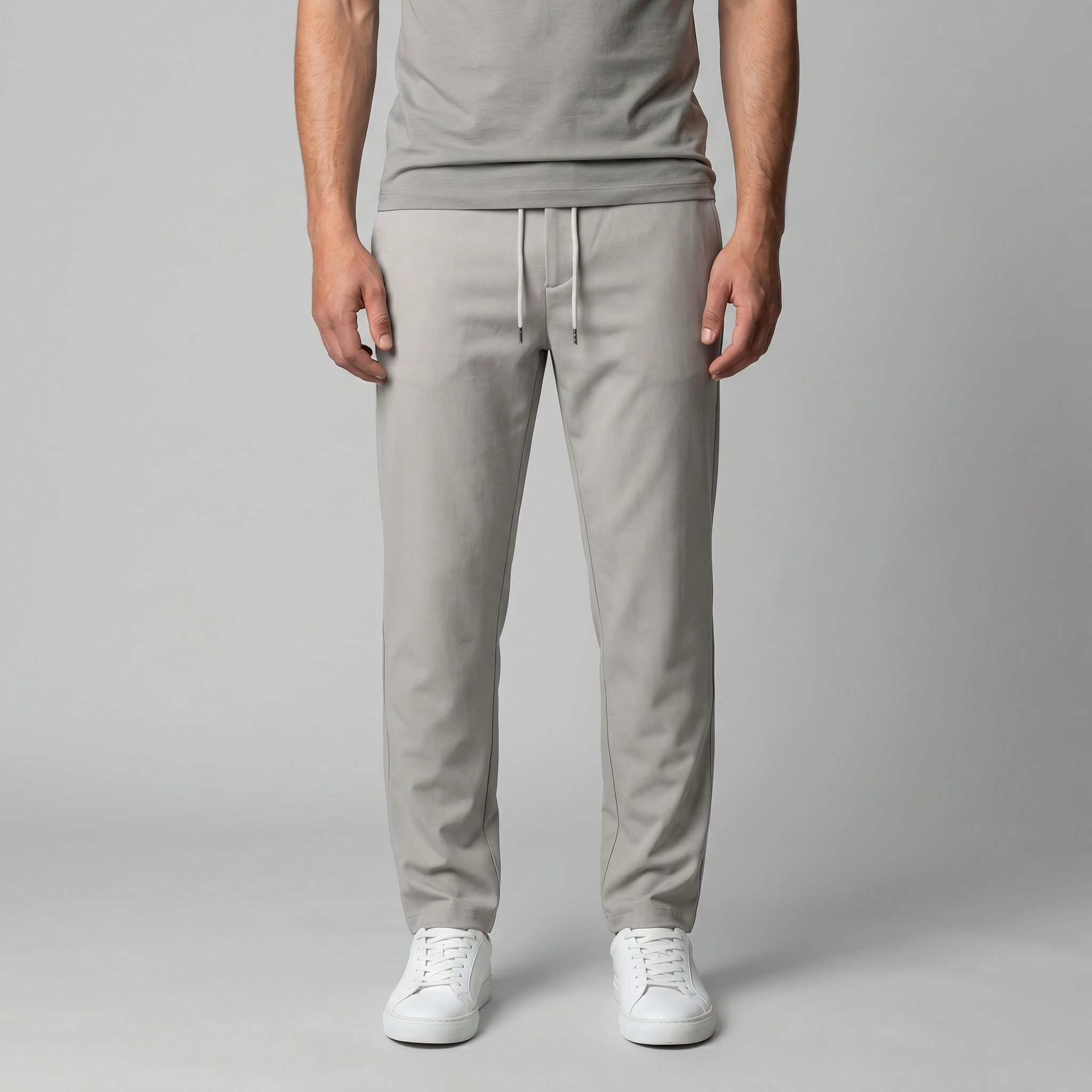 Men's Drawstring Tailored Trousers