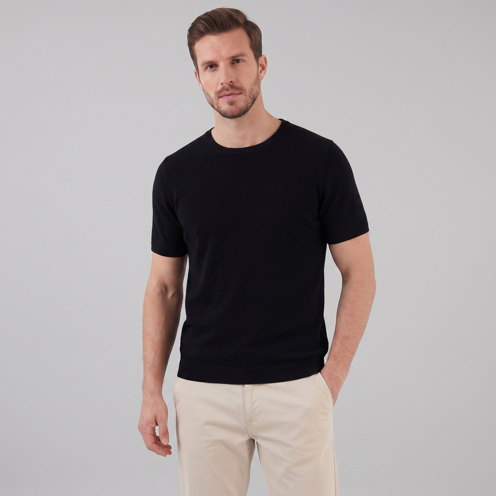 Men's Elegant Short Sleeve T-Shirt