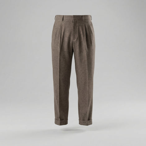 Men's Elegant Straight Fit Trousers with Side Adjuster
