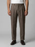 Men's Elegant Straight Fit Trousers with Side Adjuster