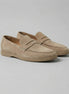 Men's Elegant Suede Penny Loafers