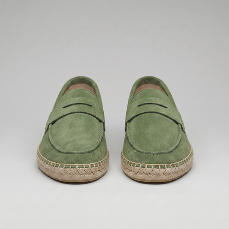 Men's Espadrille Penny Loafers