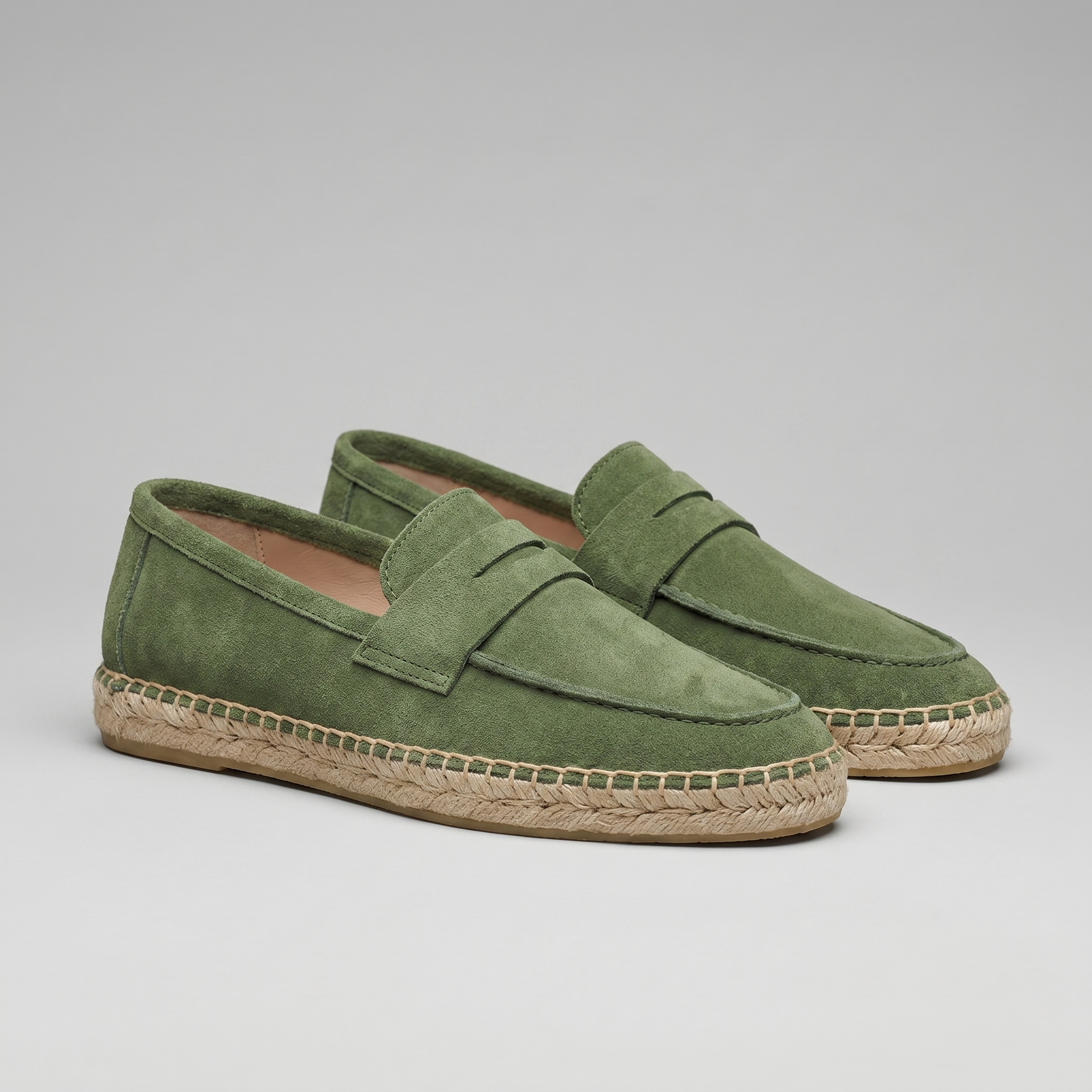 Men's Espadrille Penny Loafers