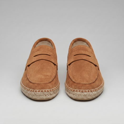 Men's Espadrille Penny Loafers