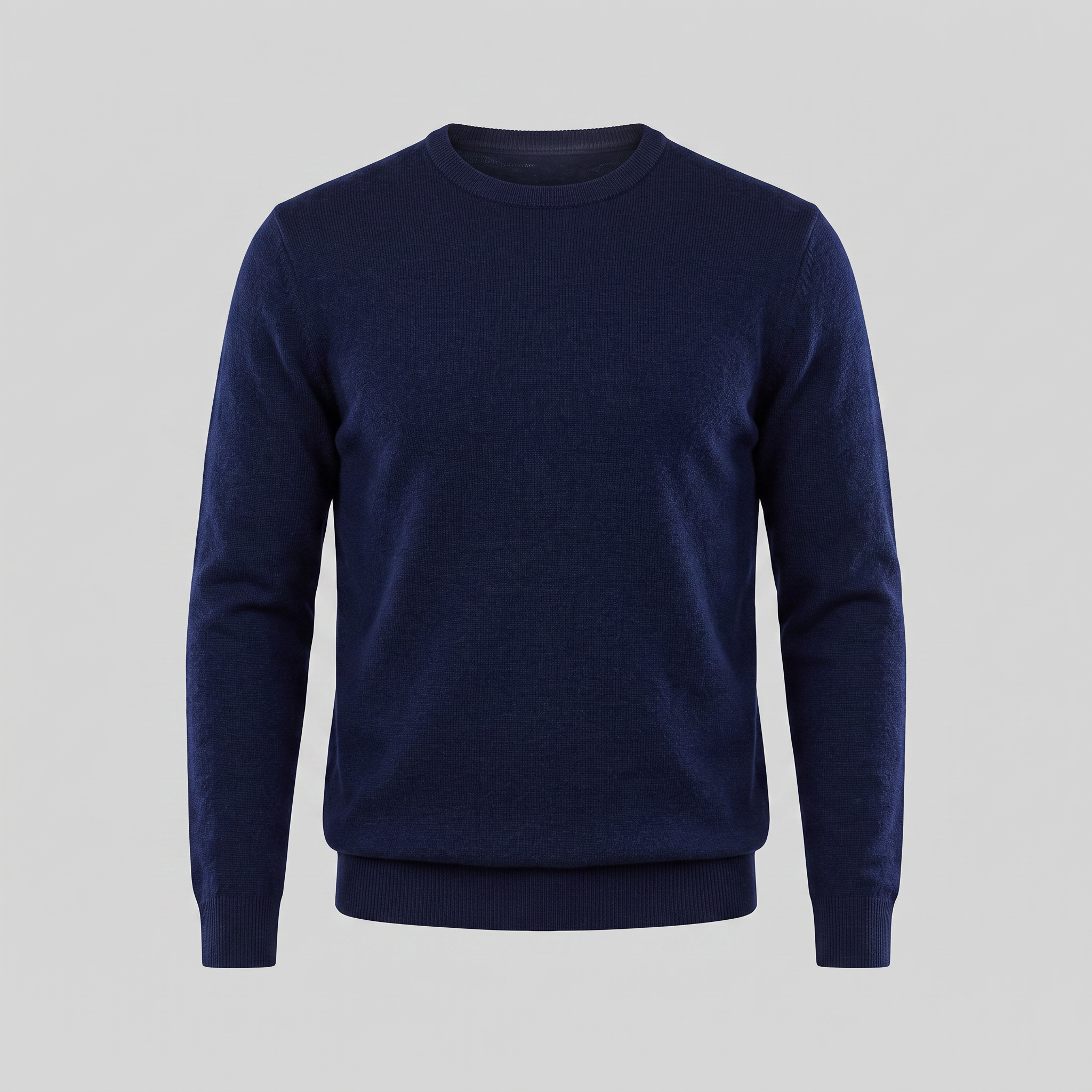 Men's Fine Knit Crew Neck Sweater