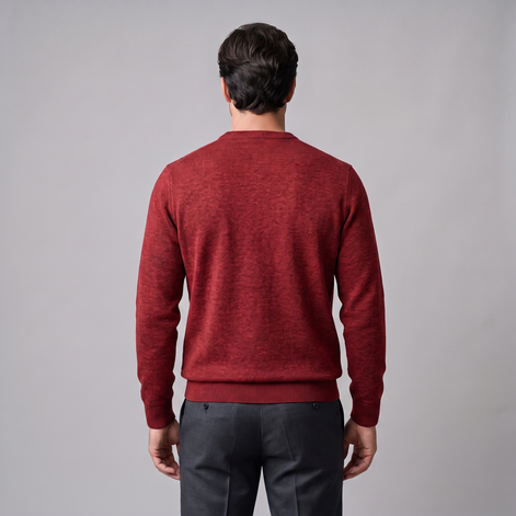 Men's Fine Knit Crew Neck Sweater