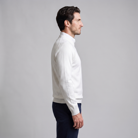 Men's Fine Knit Crew Neck Sweater