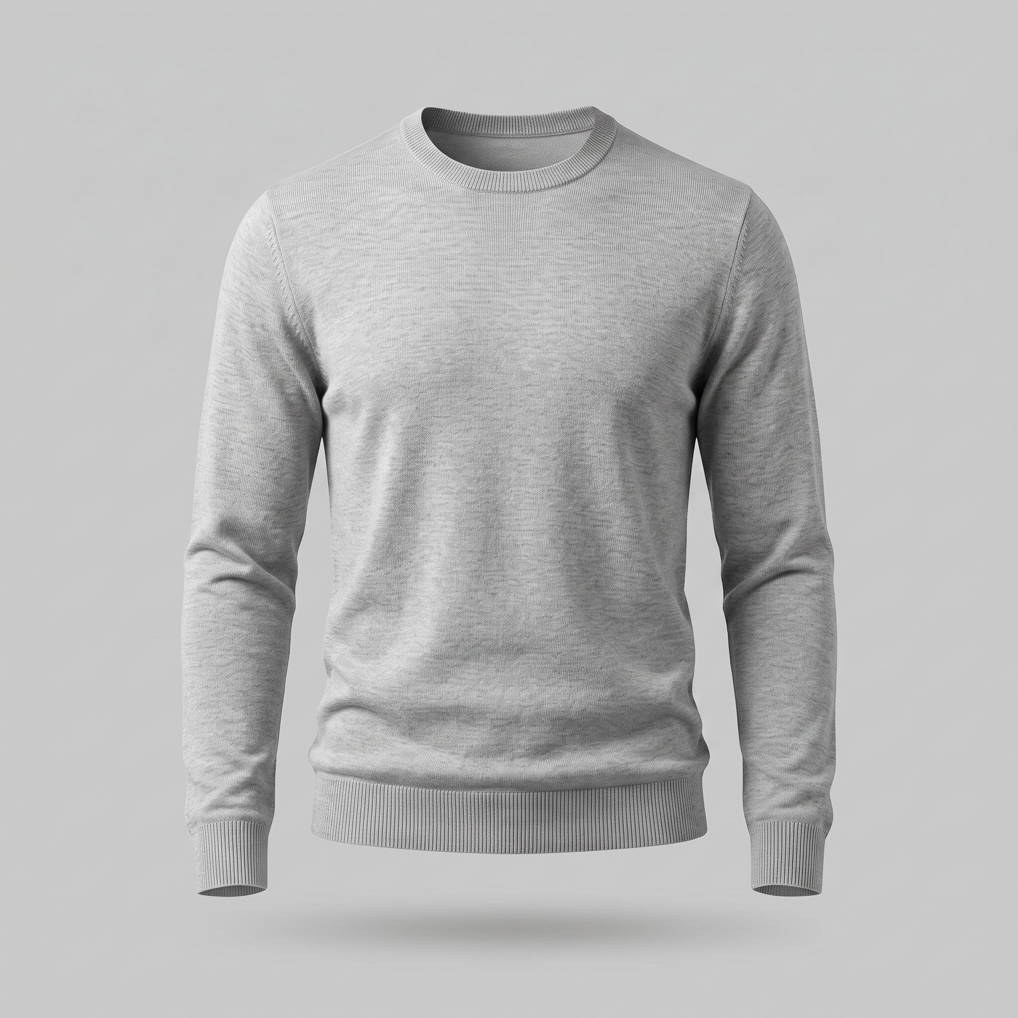 Men's Fine Knit Crew Neck Sweater