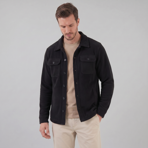 Men's Fleece Overshirt Jacket