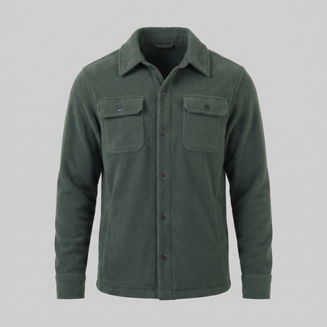Men's Fleece Overshirt Jacket