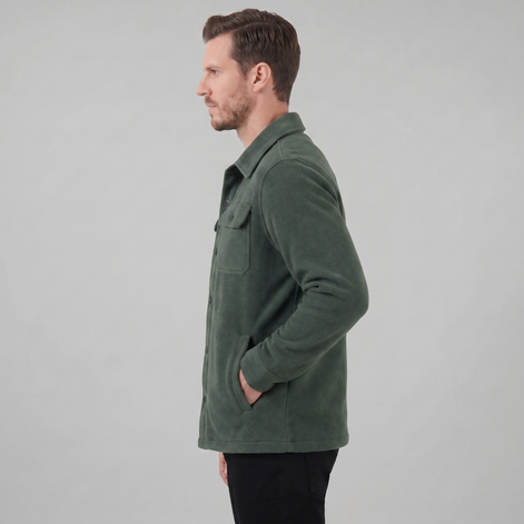Men's Fleece Overshirt Jacket