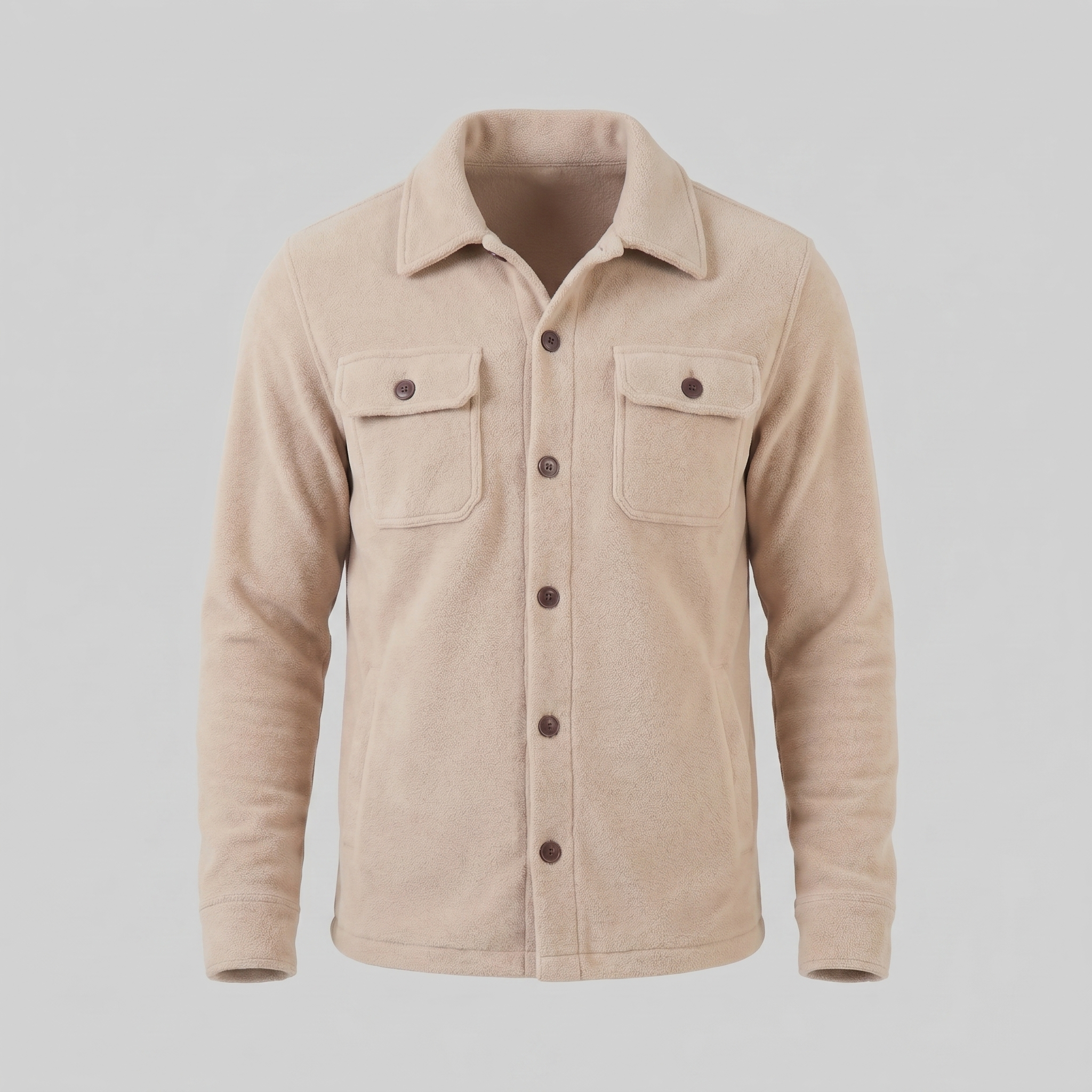 Men's Fleece Overshirt Jacket