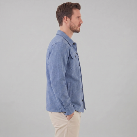 Men's Fleece Overshirt Jacket