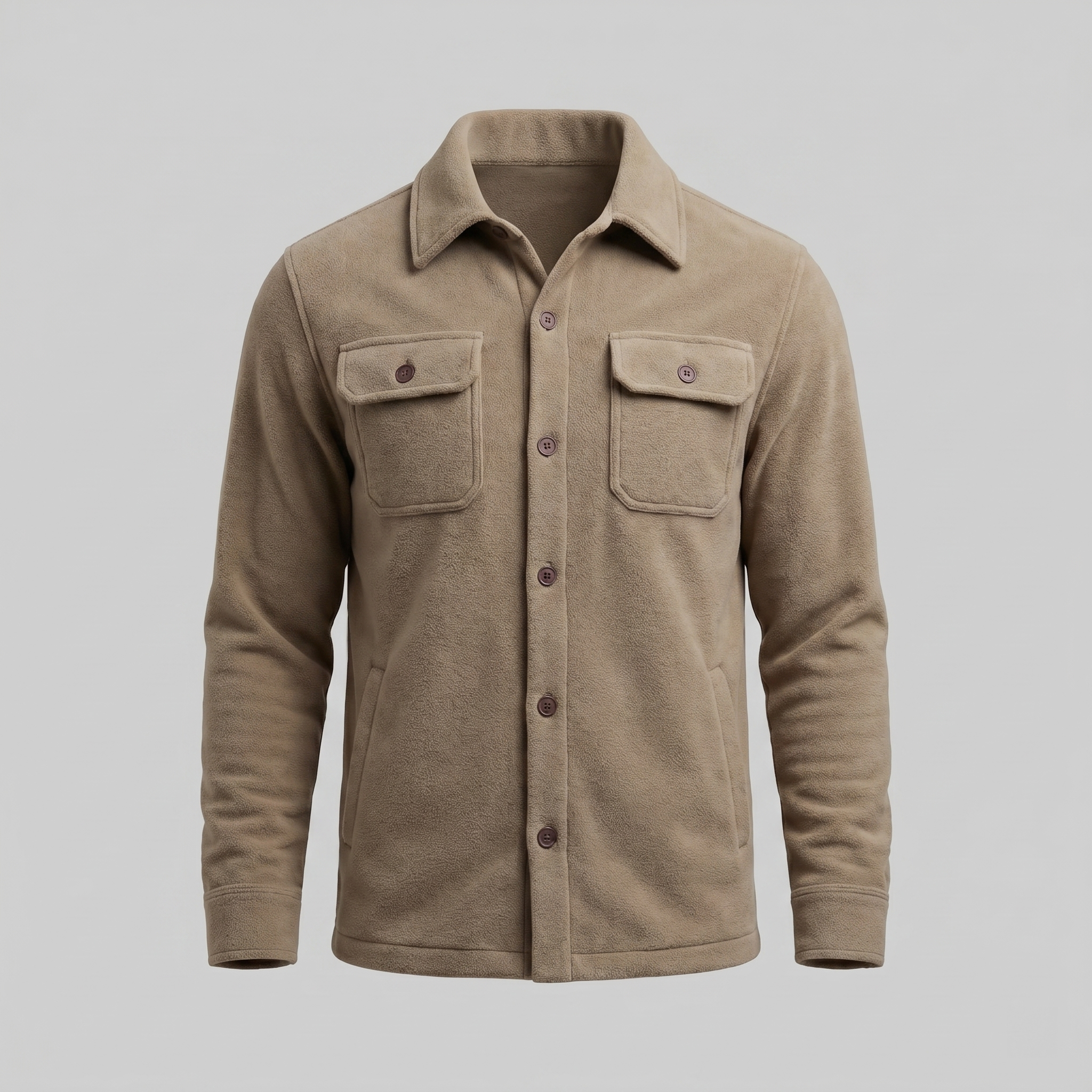 Men's Fleece Overshirt Jacket