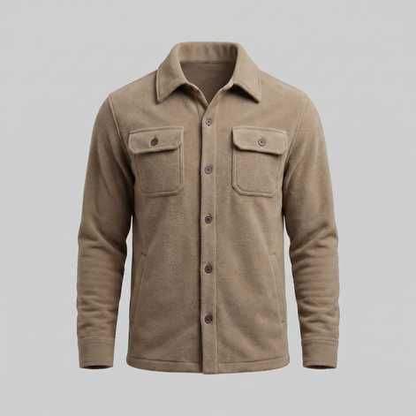 Men's Fleece Overshirt Jacket