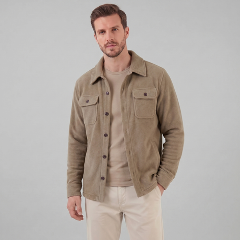Men's Fleece Overshirt Jacket