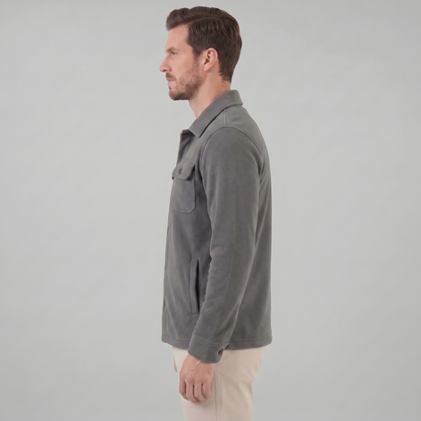 Men's Fleece Overshirt Jacket