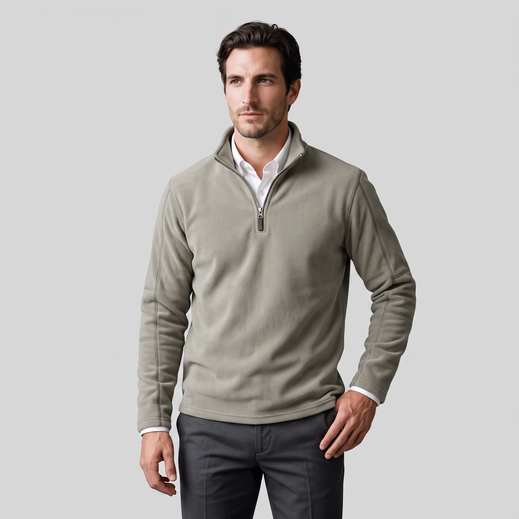 Men's Fleece Quarter-Zip Pullover