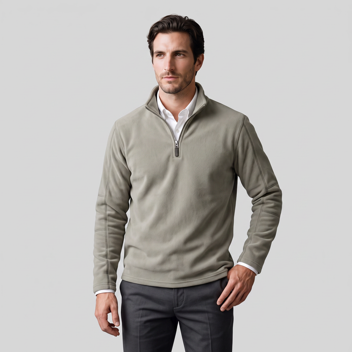 Men's Fleece Quarter-Zip Pullover