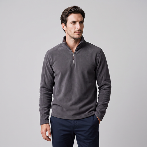 Men's Fleece Quarter-Zip Pullover