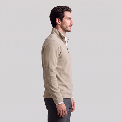 Men's Fleece Quarter-Zip Pullover