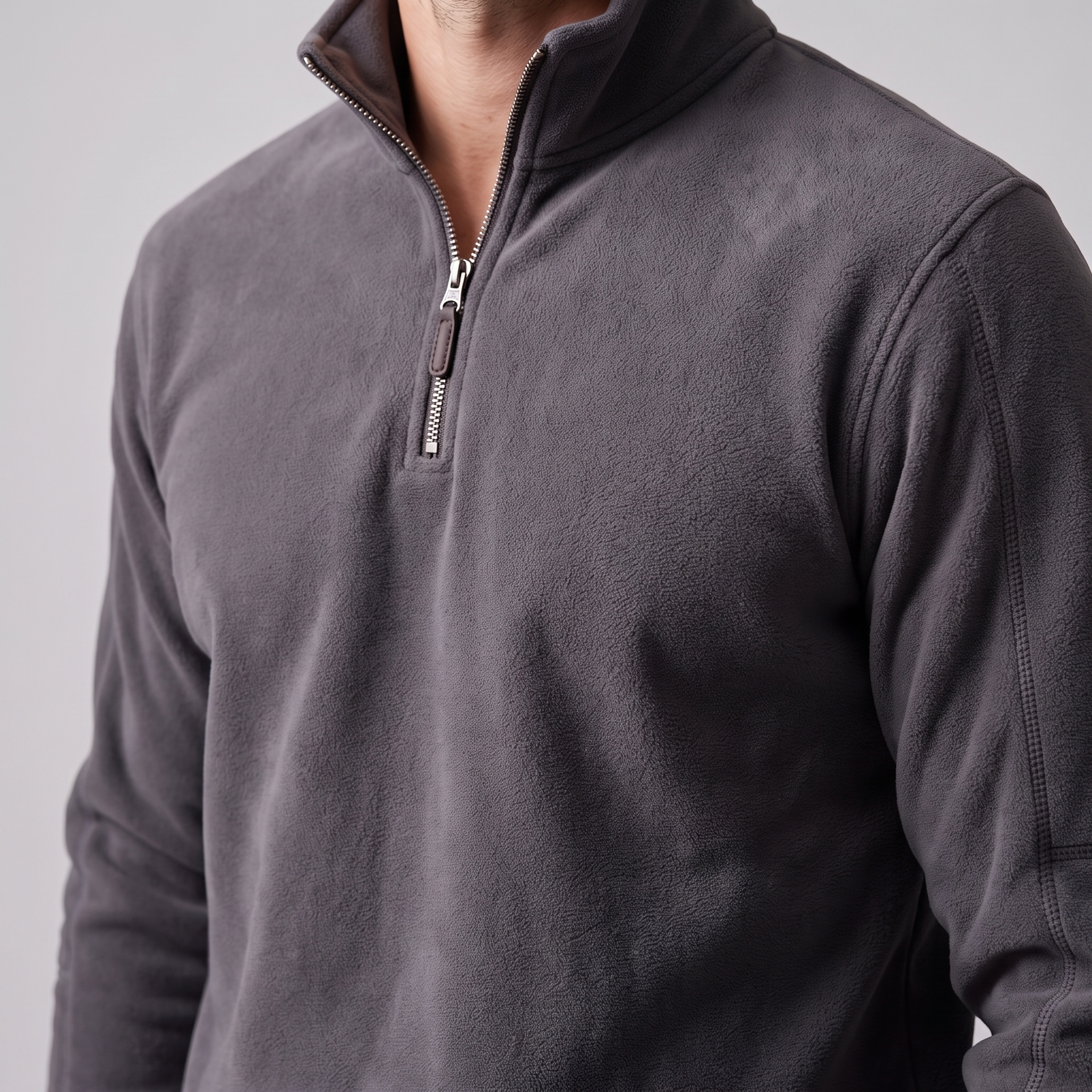 Men's Fleece Quarter-Zip Pullover