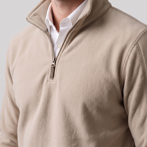 Men's Fleece Quarter-Zip Pullover