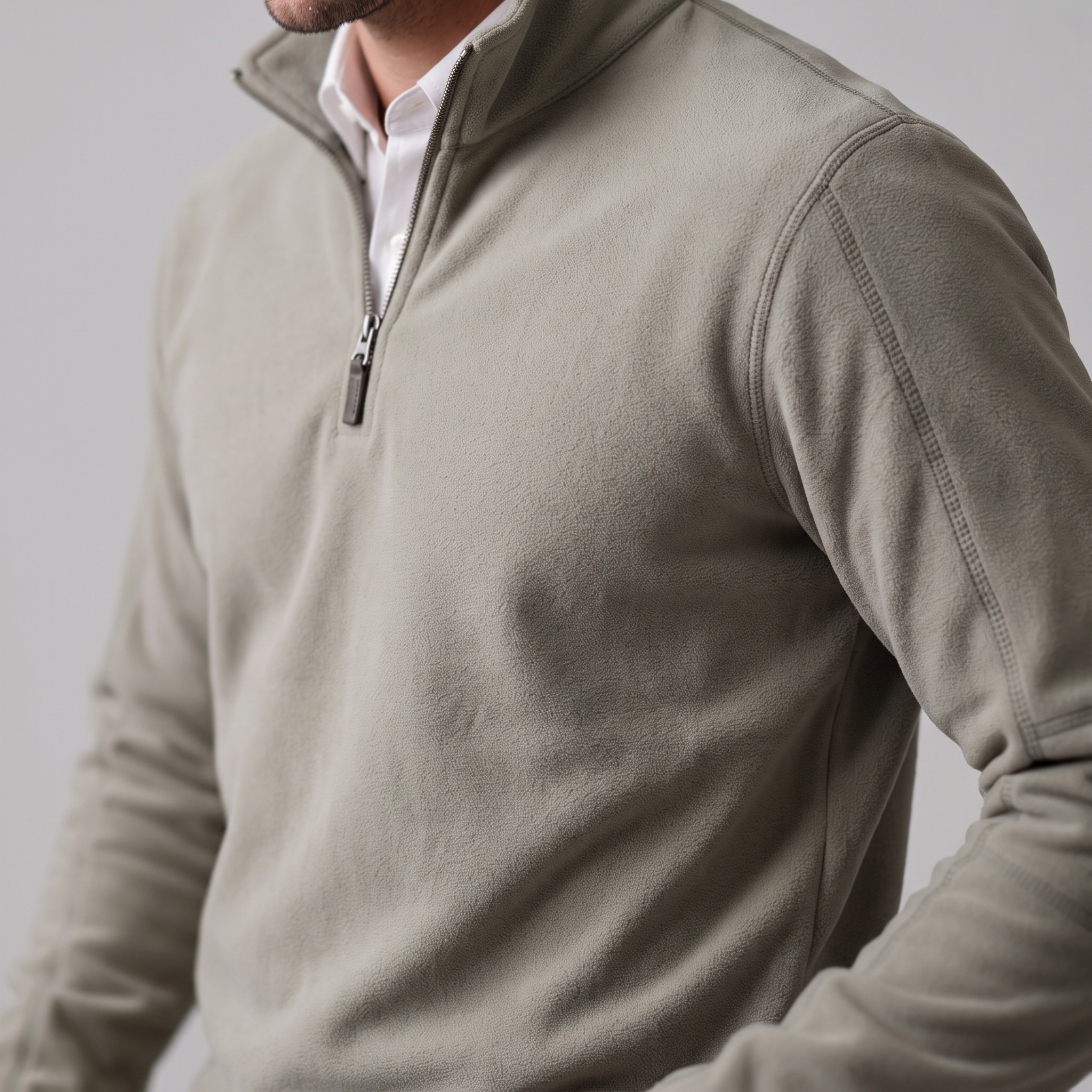 Men's Fleece Quarter-Zip Pullover