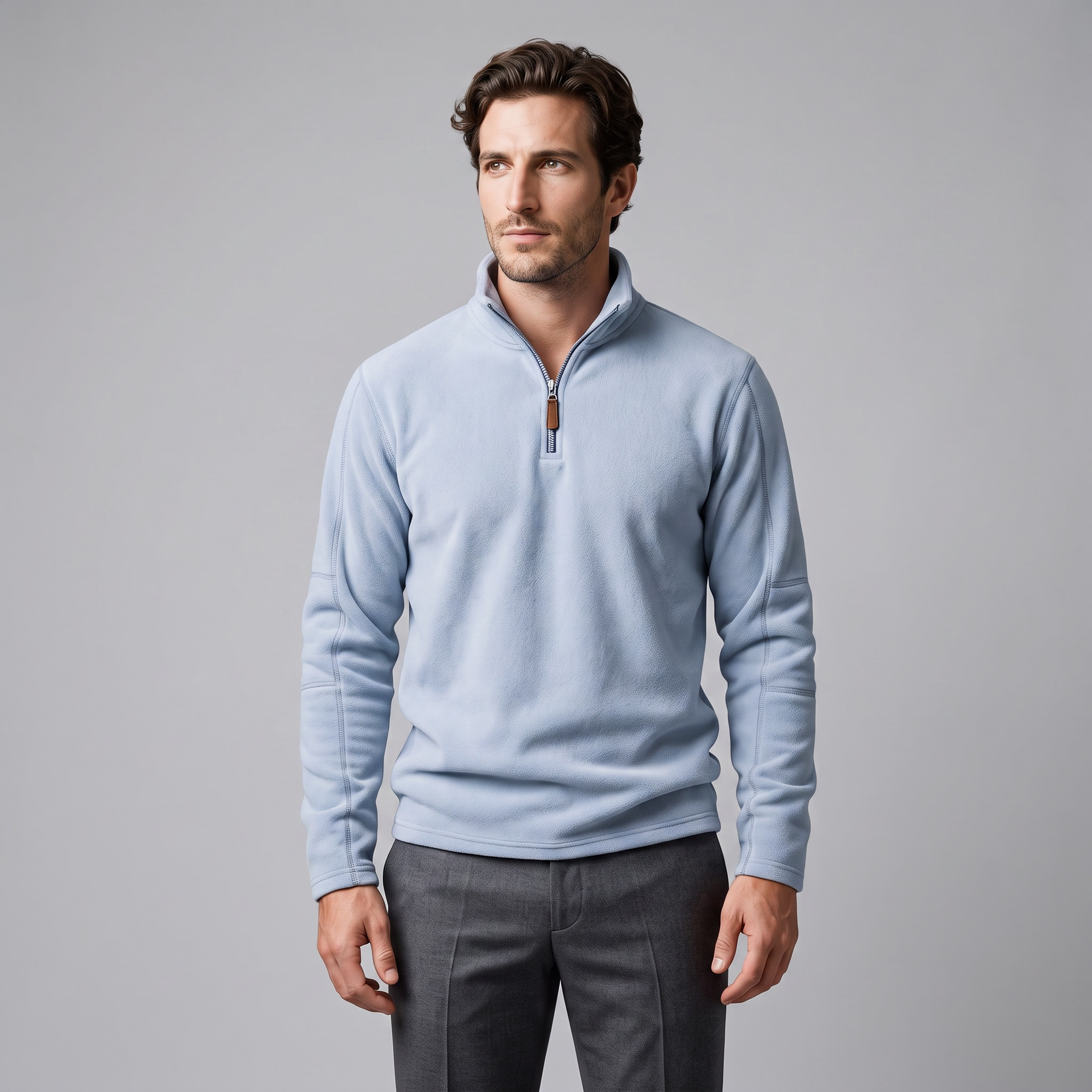 Men's Fleece Quarter-Zip Pullover