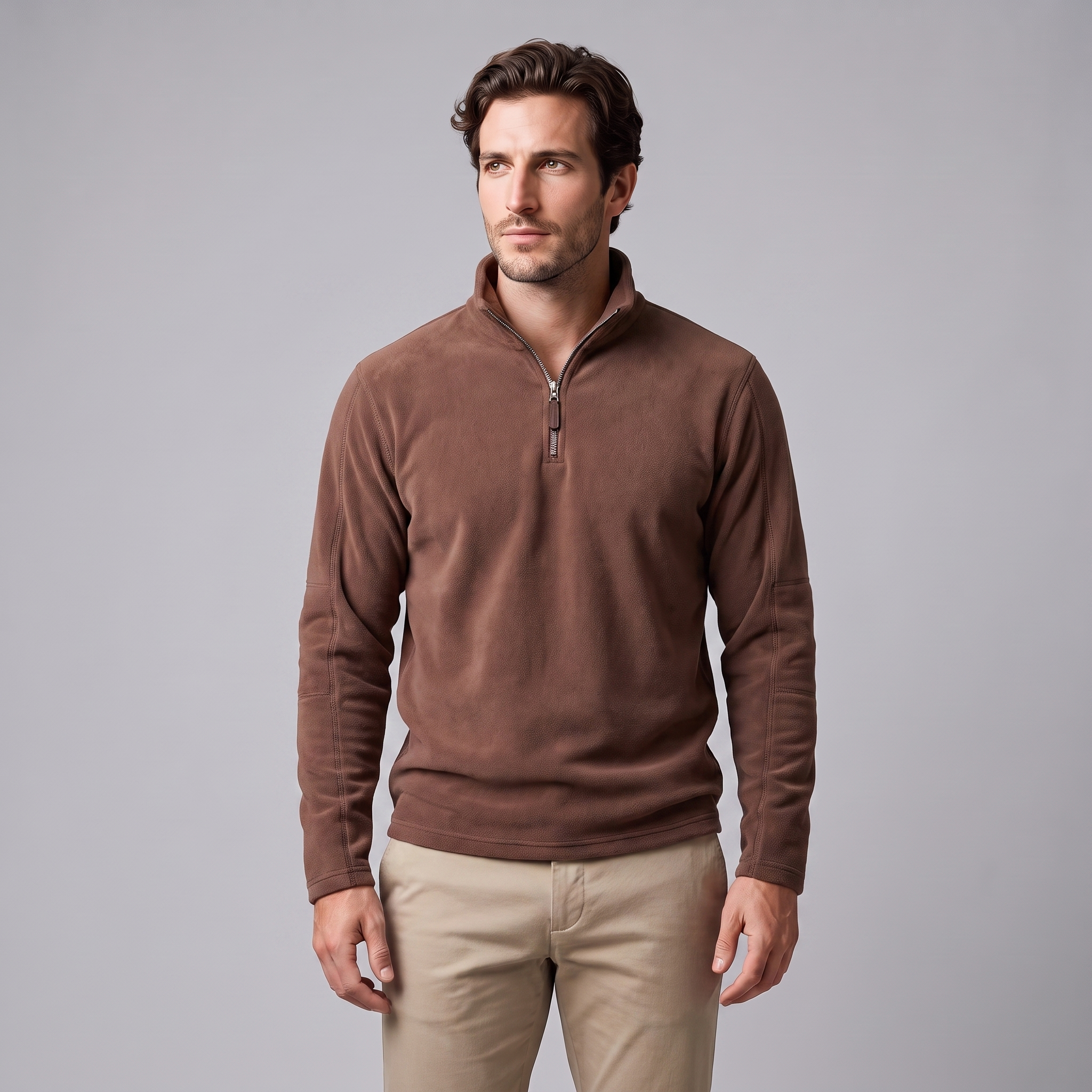 Men's Fleece Quarter-Zip Pullover