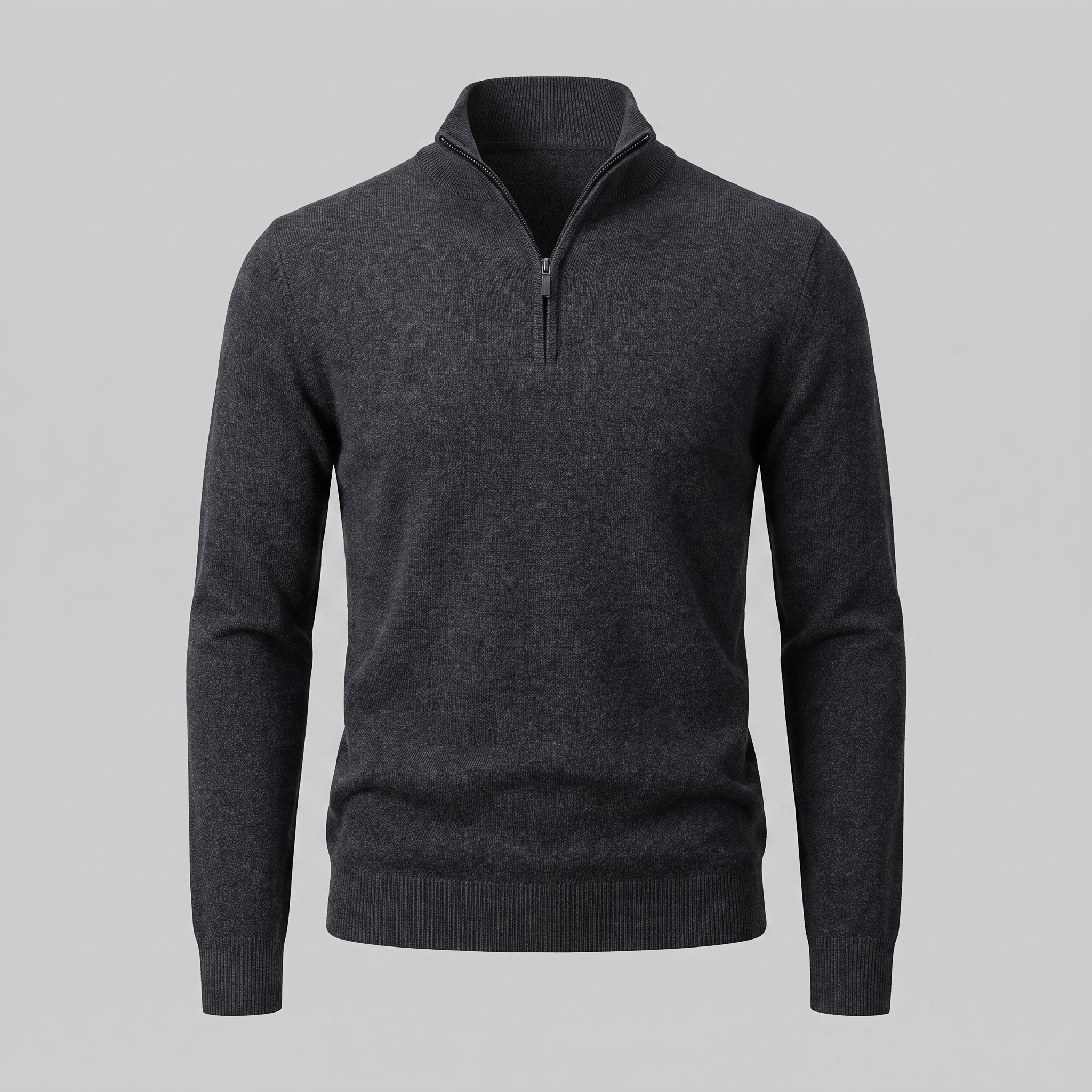 Men's Half-Zip Knit Sweater