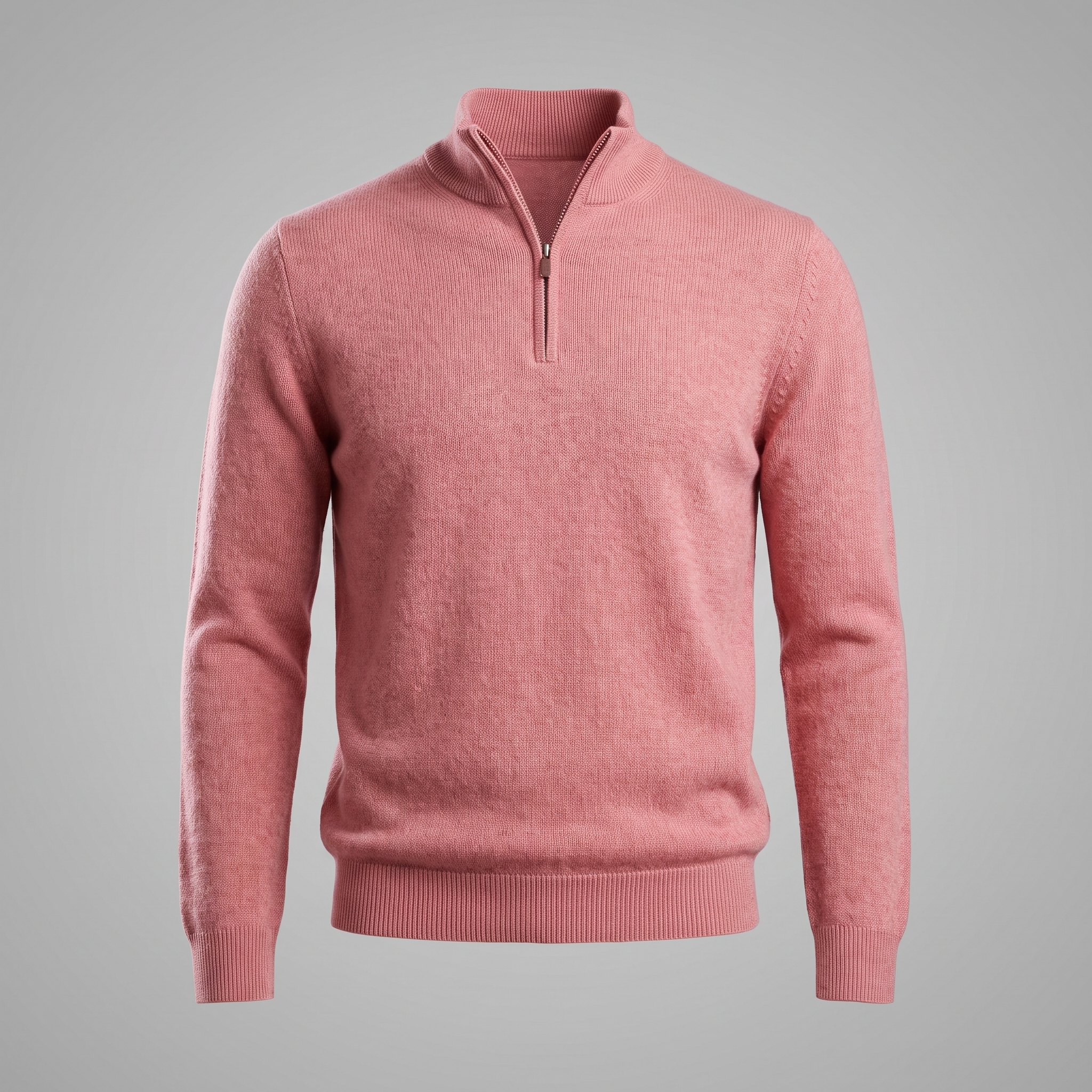Men's Half-Zip Knit Sweater
