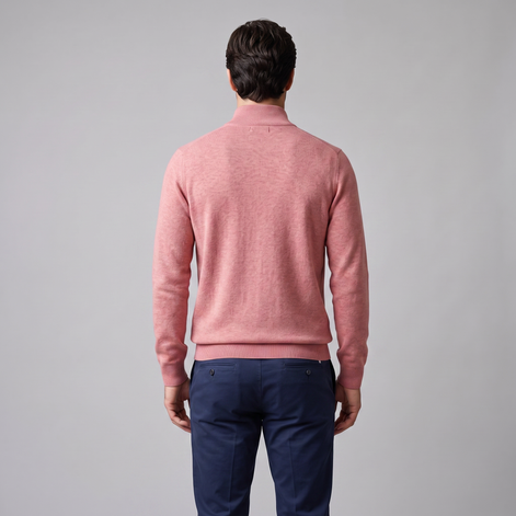 Men's Half-Zip Knit Sweater