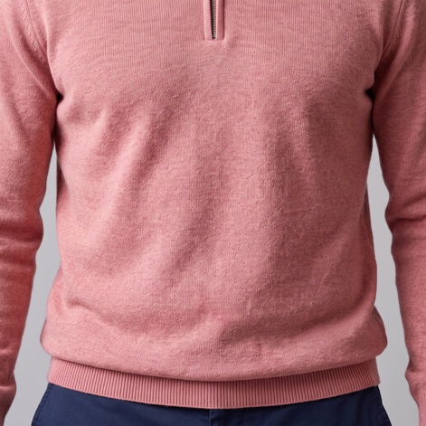 Men's Half-Zip Knit Sweater