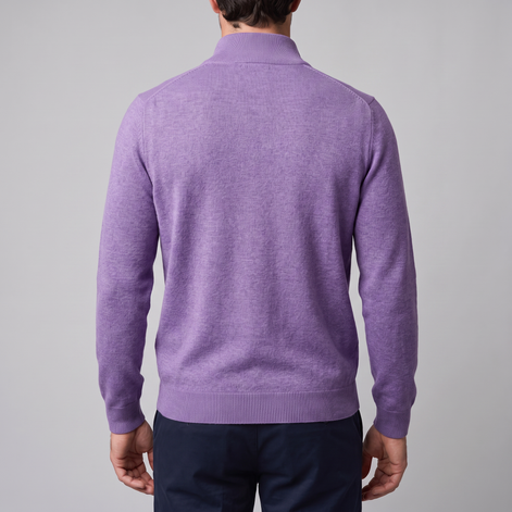 Men's Half-Zip Knit Sweater
