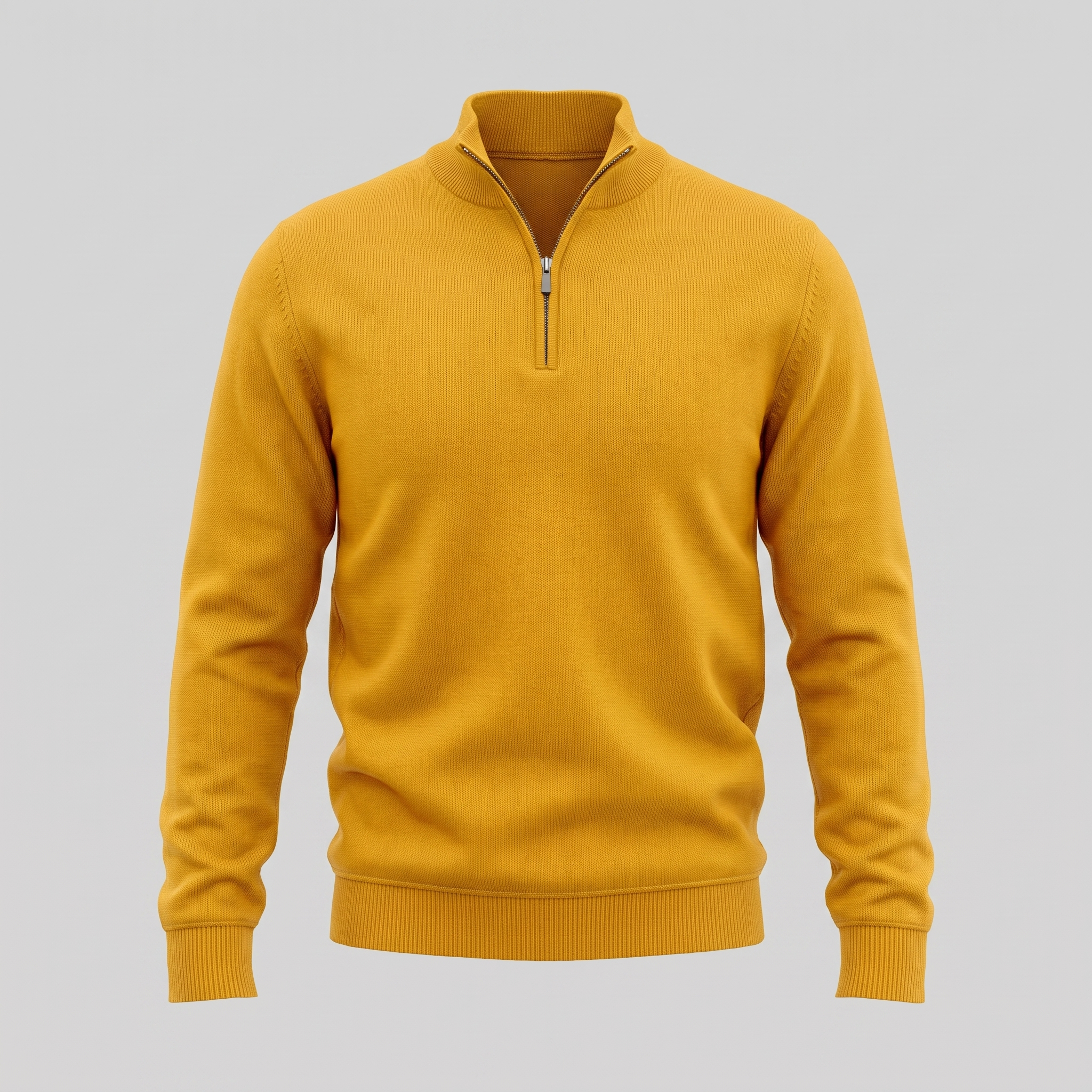 Men's Half-Zip Knit Sweater