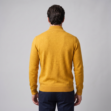 Men's Half-Zip Knit Sweater