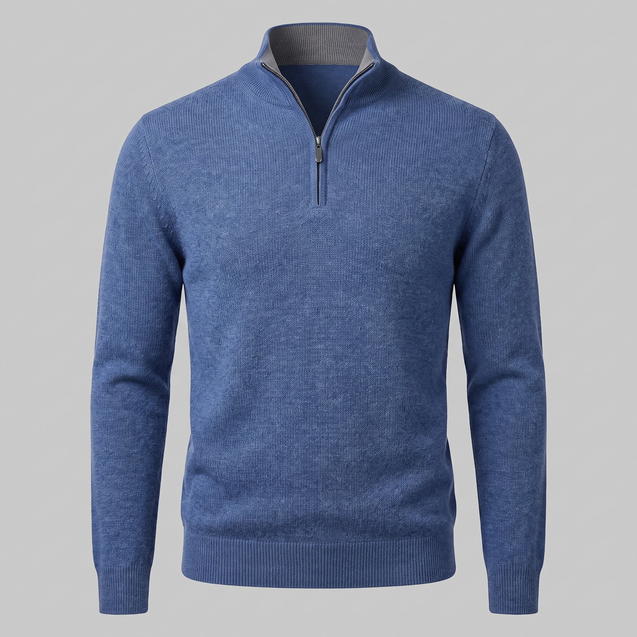 Men's Half-Zip Knit Sweater