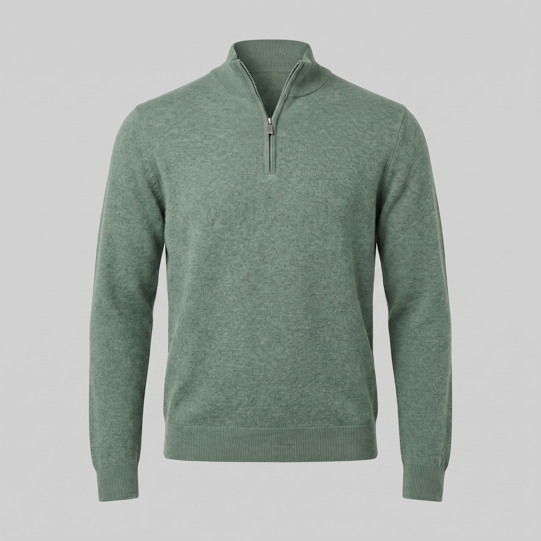 Men's Half-Zip Knit Sweater