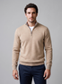 Men's Half-Zip Knit Sweater