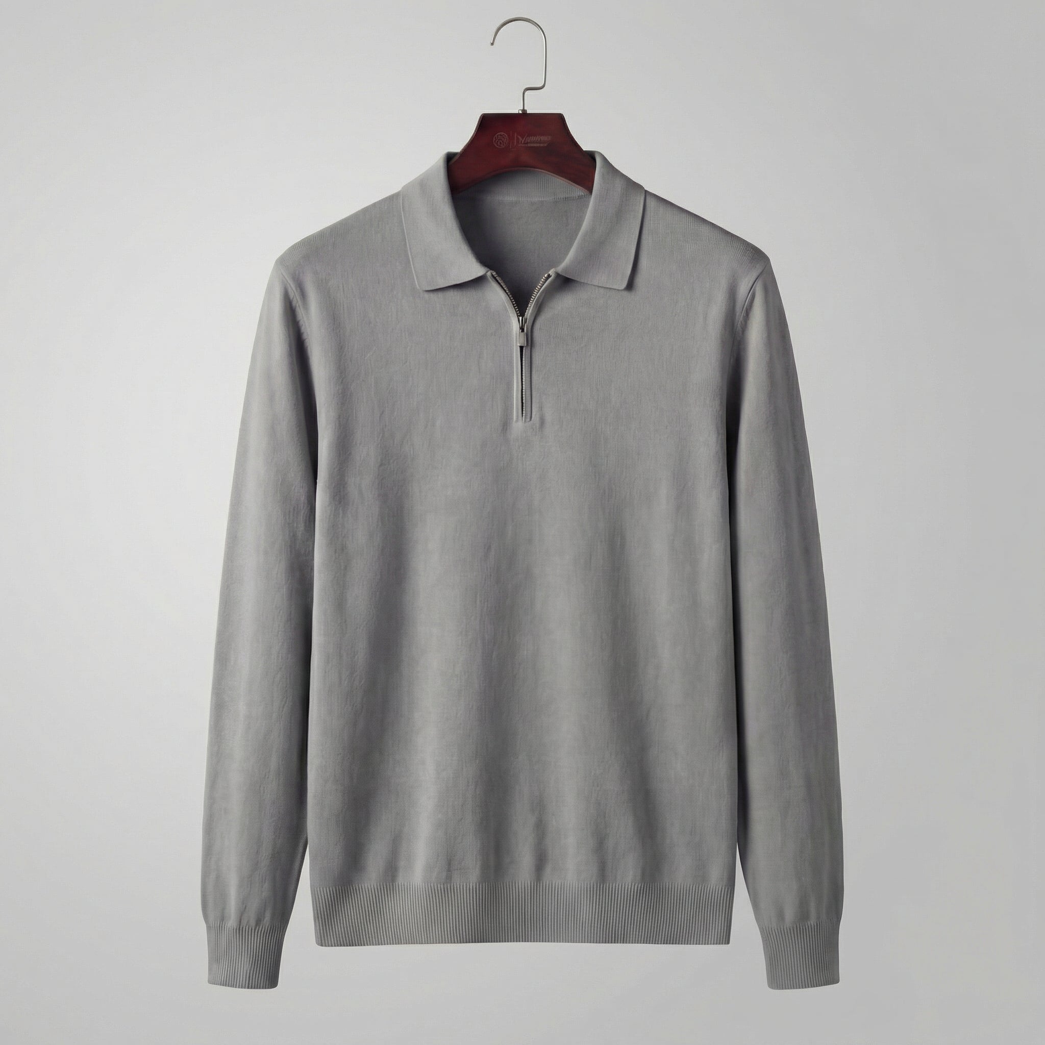 Men's Half Zip Polo Shirt