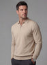 Men's Half Zip Polo Shirt