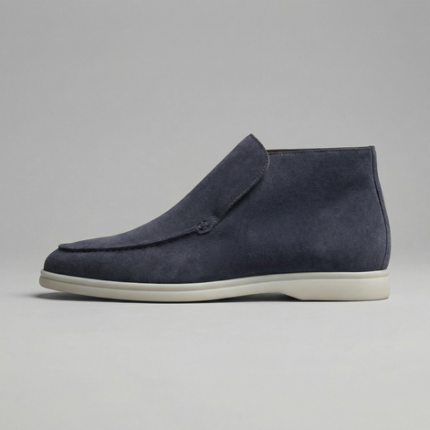 Men's High Suede Loafers