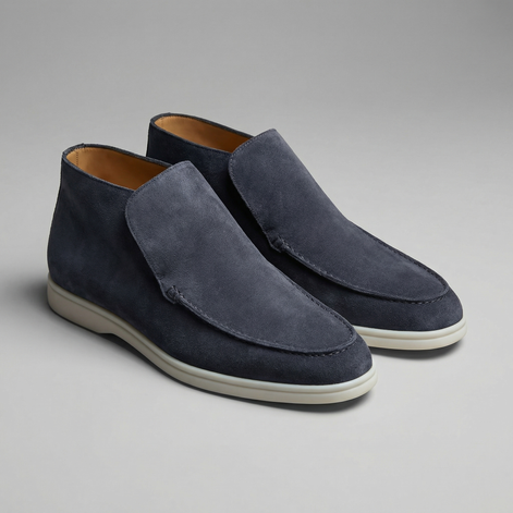 Men's High Suede Loafers